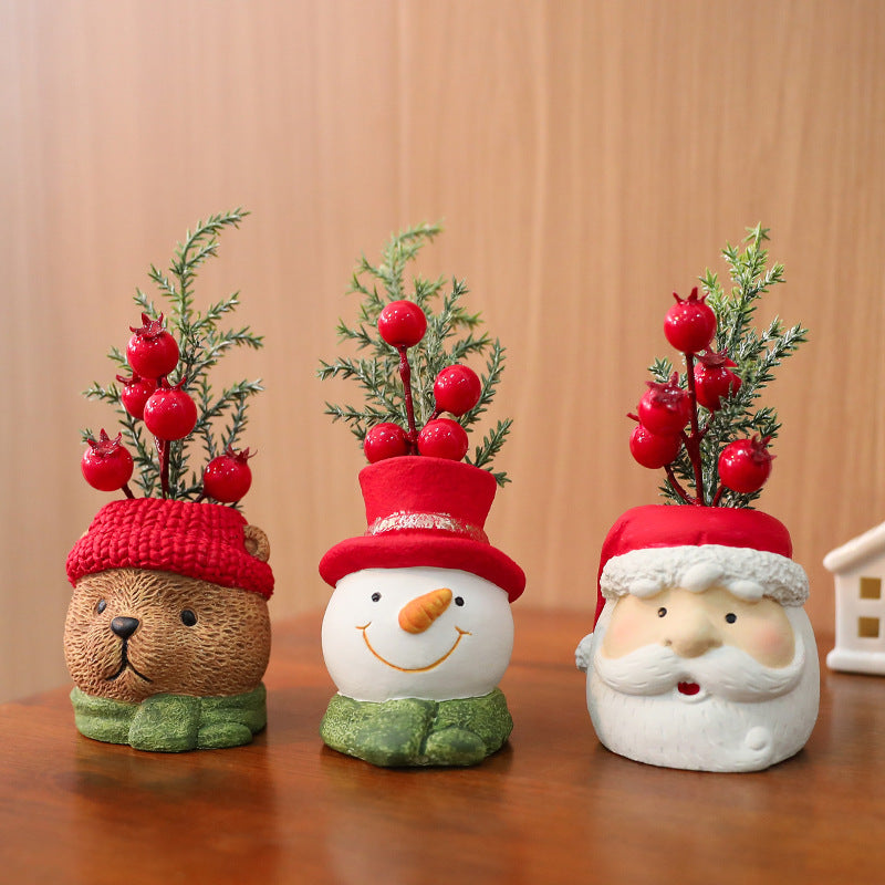 ๐โจ Christmas Dolls | Santa & Snowman Cement Ornaments ๐
โ๏ธ