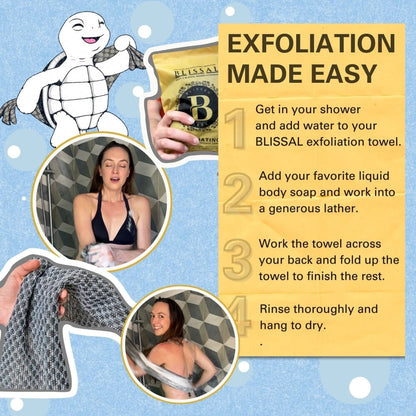 🎁Offer returns for a limited time🧼Exfoliating Antibacterial Shower Towel🚿-Order now if you need it!