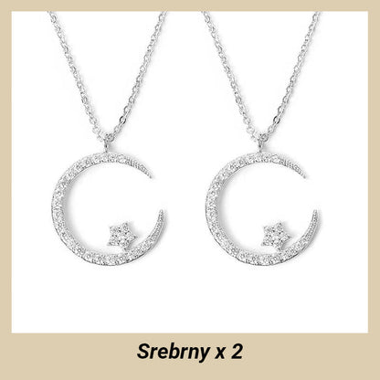 Bright Night: Moon Star Necklace