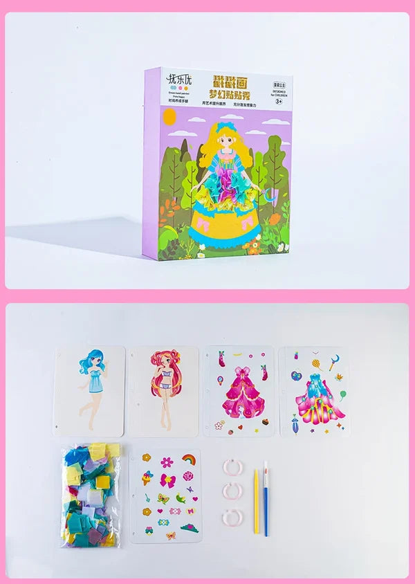 Childhood infinite dream hand-painted