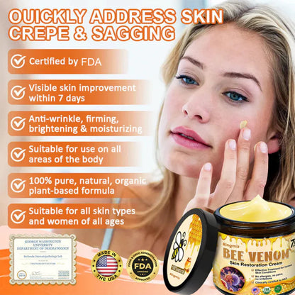 FDA Approved: Ringmiz Bee Venom Skin Restoration Cream — 🔥Limited Time 70% OFF🔥