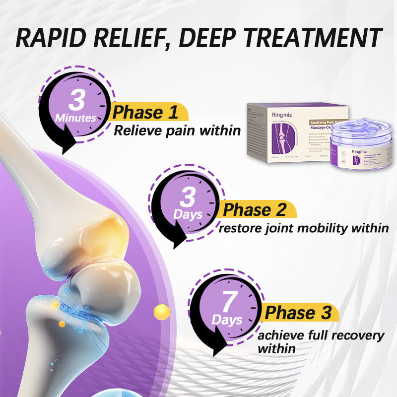 Turmeric & Emu Oil Arthritis Soothing Pain Relief Massage Gel 👨‍⚕️Australian Osteopathic Association （AOA）Approved