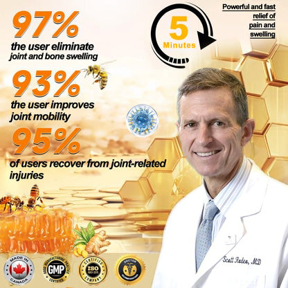 🎁Flash Sale - Ringmiz Botulinum Toxin & Bee Venom Pain-Relief Bone Healing Cream🐝💎