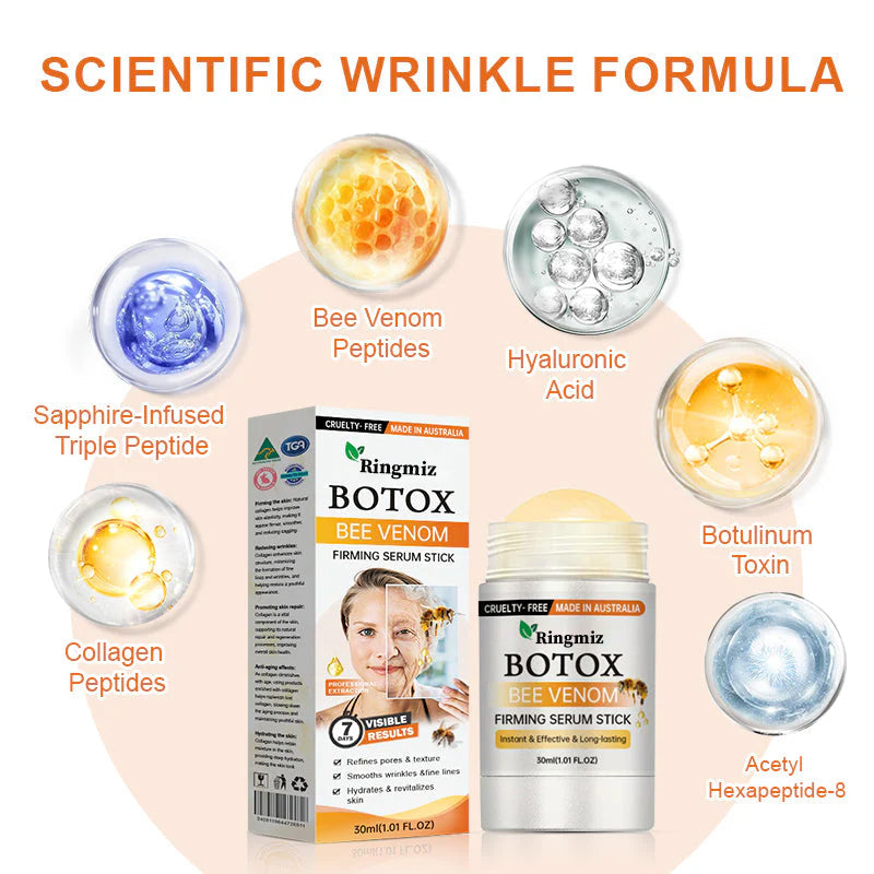 🐝🏅Ringmiz Botox Bee Venom Firming Serum Stick-(Made and Shipped from Australia)-LAST DAY 70% OFF