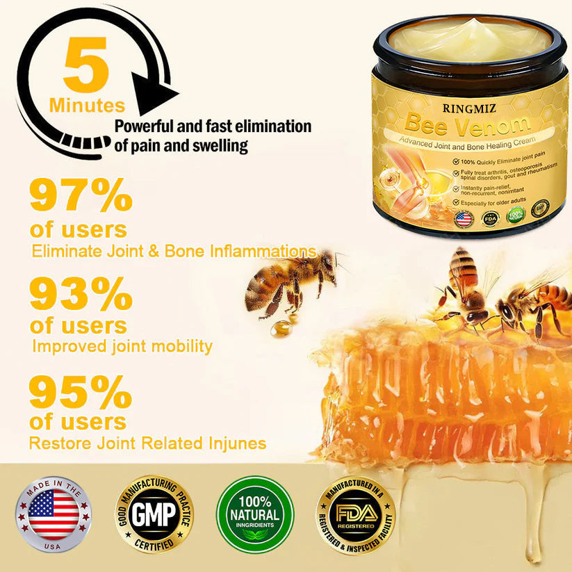 RINGMIZ Bee Venom Advanced Joint and Bone Healing Cream