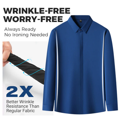 Men's Wrinkle-Free Button-Down Shirt
