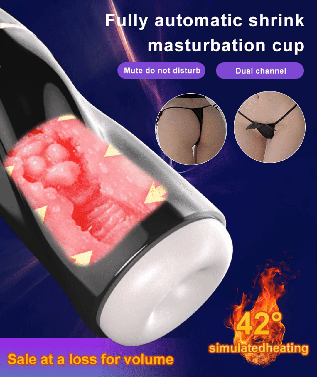 [Discreet Delivery] Automatic Masturbator with Vacuum and Vibration Functions – 18+ Only