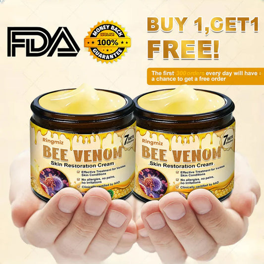 FDA Approved: Ringmiz Bee Venom Skin Restoration Cream — 🔥Limited Time 70% OFF🔥