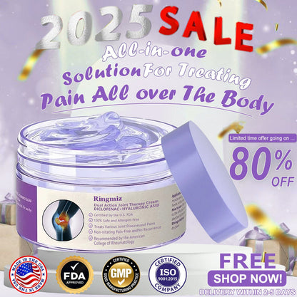 👩‍⚕️Ringmiz 7 Day Rapid Joint & Bone Therapy Cream USA Orthopedics (AAOS) Approved