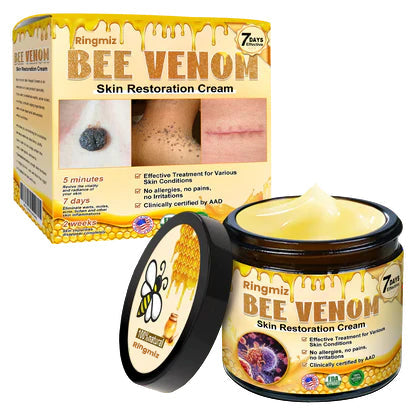 FDA Approved: Ringmiz Bee Venom Skin Restoration Cream — 🔥Limited Time 70% OFF🔥