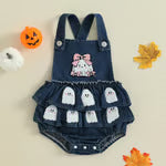 🔥Halloween Sale🔥 Newborn Baby Girl Halloween Romper Outfit