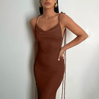 Backless Maxi Dress Buy 2 Automatic 10% Off & Free Shipping