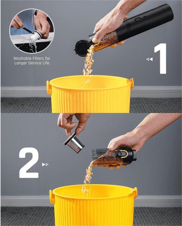 Slim V8 Mate Cordless Car Vacuum High Power 12000Pa/30AW