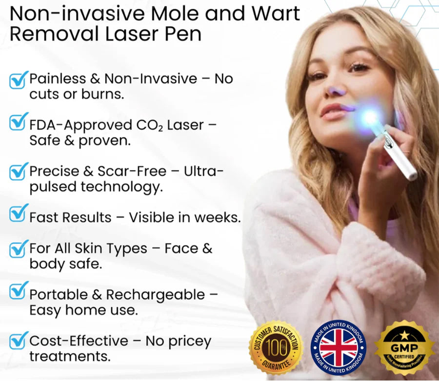 🔥【OFFICIAL STORE】Non-Invasive Mole and Wart Removal Laser Pen