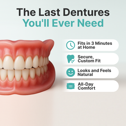 Ends Today: 70% OFF! Ringmiz? Custom-Fit Full Functional DenturesMake you more confident