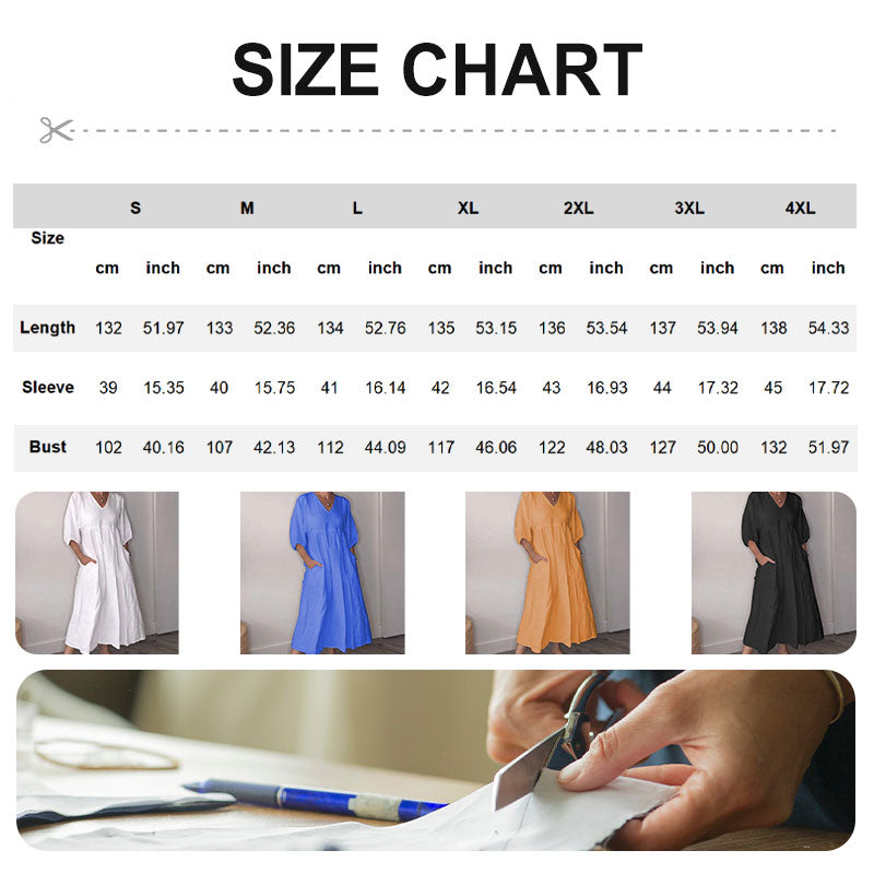 2025 NEW SALES - 50% OFF Women's V-neck Casual Dress