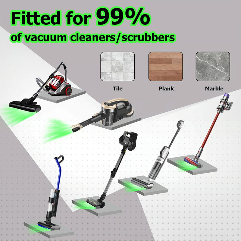 Green LED dust detector lamp Vacuum Cleaner Accessories