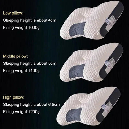 2025 Antibacterial Neck Support Sleep-Aid Massage Pillow