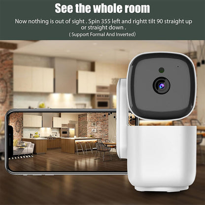 Wi-Fi Smart Home Security Camera with Night Vision
