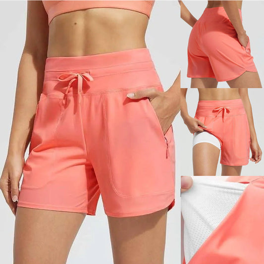 🌞Summer Hot Sale 60% OFF🩳Women's High-Waisted Quick-Dry Swim Shorts