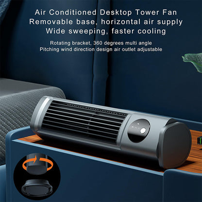 3-Speed Quiet Desktop Tower Fan