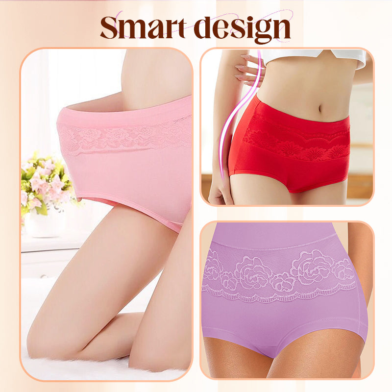 Women's Large Size High Waisted Panties