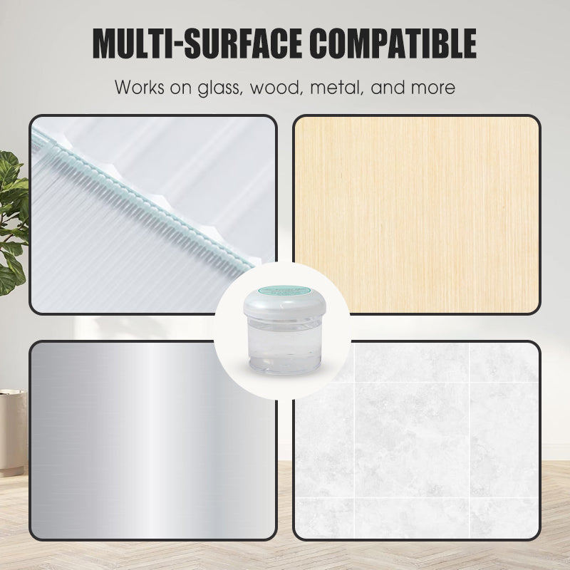 Residue-Free Stable Adhesive Gel for Exhibits & Art